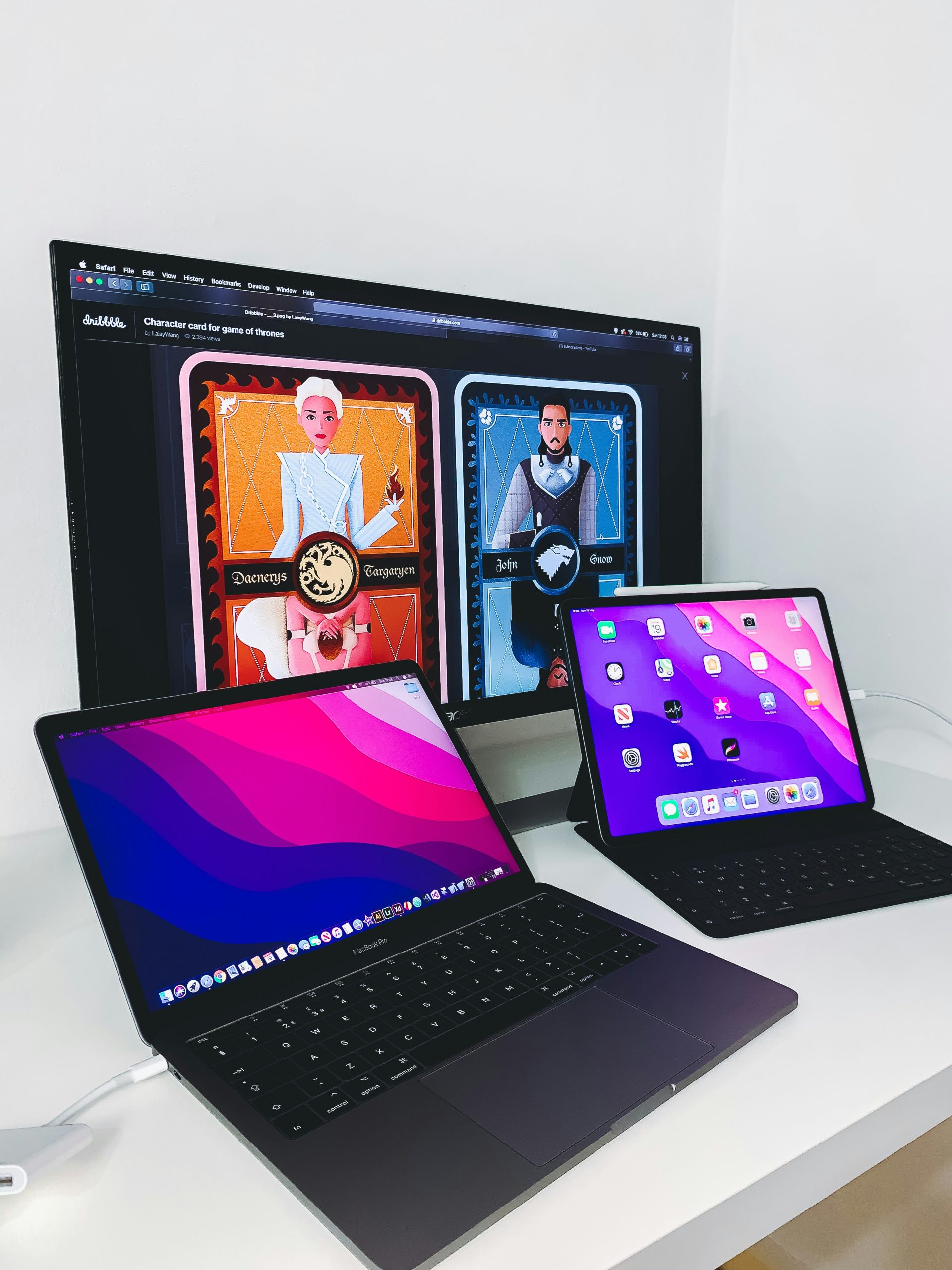 computadora portátil negra